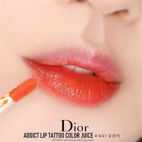 dior addict lip tattoo 641 orange